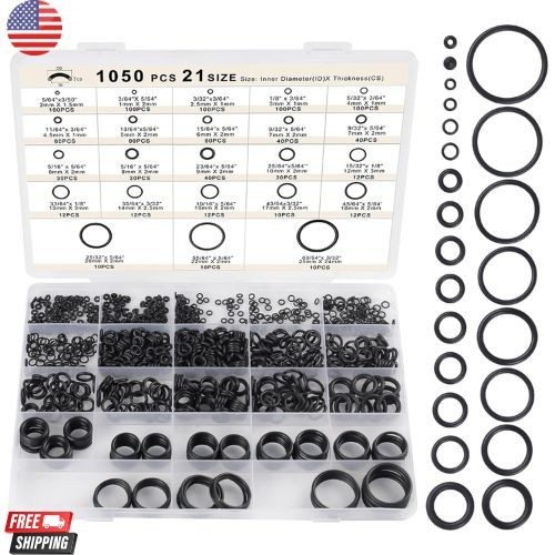 1050pcs ring assortment - 1050pcs,