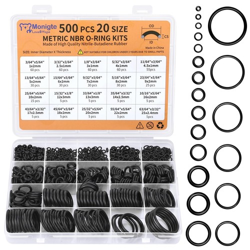 500 pcs sizes - sizes, o