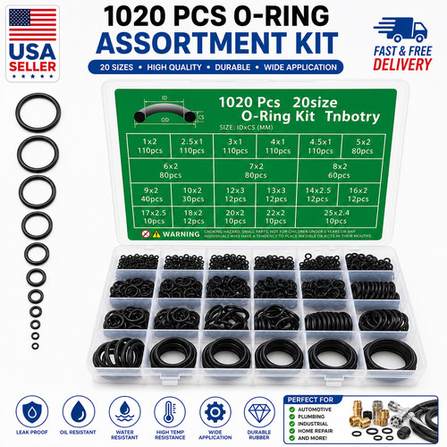 1020pcs ring assortment kit - o-ring,
